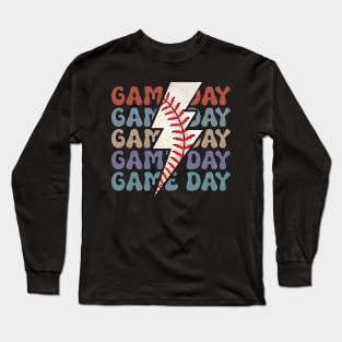 Baseball Game Day Long Sleeve T-Shirt